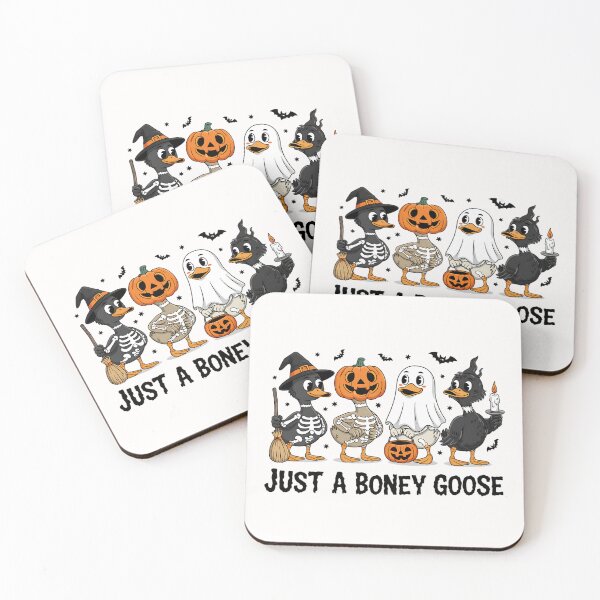Item preview, Just A Boney Goose Halloween Goose designed and sold by cawtoon.