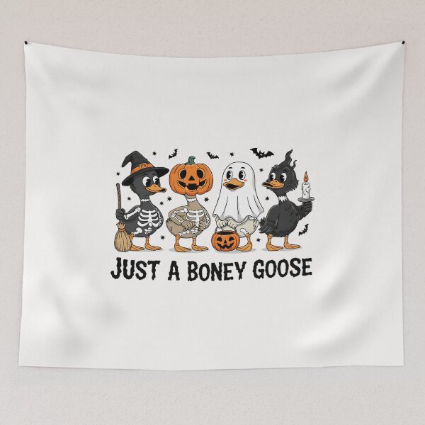 Item preview, Just A Boney Goose Halloween Goose designed and sold by cawtoon.
