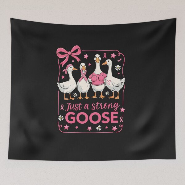 Item preview, Just a Strong Goose – Breast Cancer Awareness designed and sold by cawtoon.