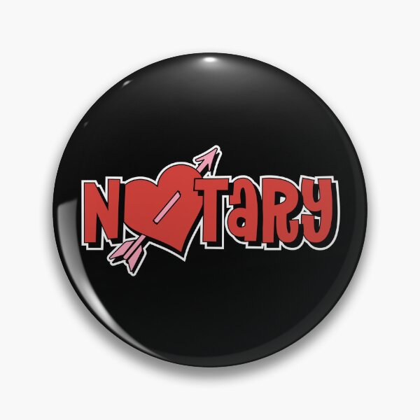 Item preview, Funny Notary Valentine’s Day Heart and Arrow Design designed and sold by NotaryLife.
