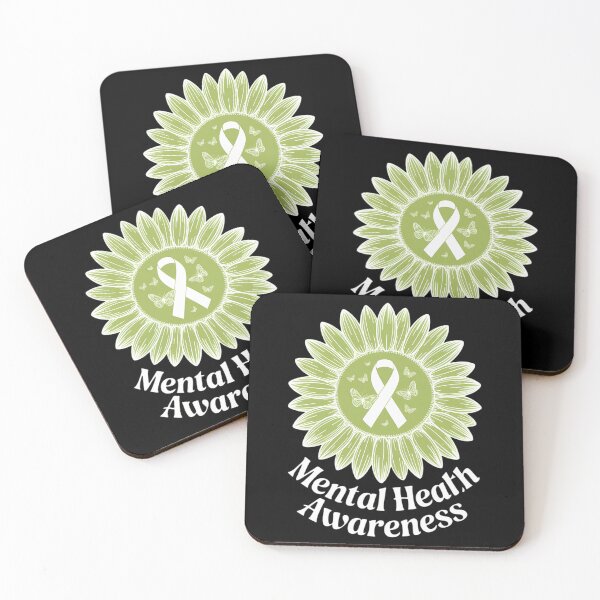 Item preview, Mental Health Awareness Month Sunflower Green Ribbon Support designed and sold by brynatshop.