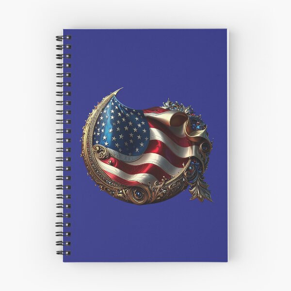 Item preview, A detailed emblem featuring the American flag designed and sold by Nok-Thep.