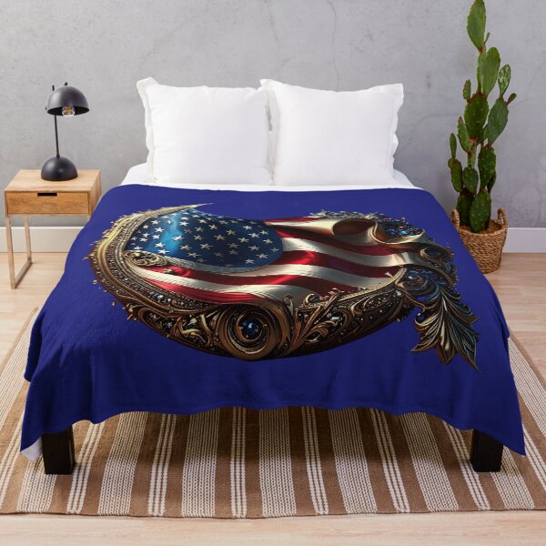 Item preview, A detailed emblem featuring the American flag  designed and sold by Nok-Thep.