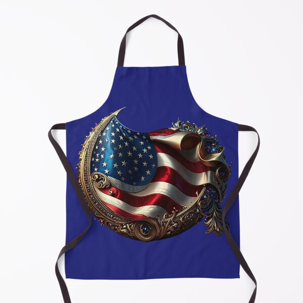 Item preview, A detailed emblem featuring the American flag designed and sold by Nok-Thep.