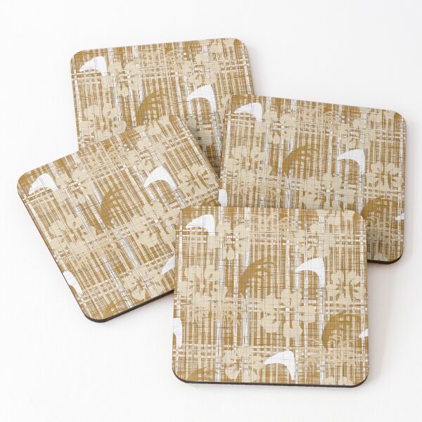 Item preview, Golden Tapa Island Cloth Seamless Repeat designed and sold by Sharon Schwalbe.