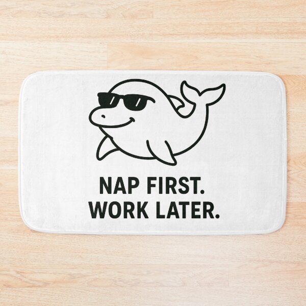 Item preview, minimal lazy dolphin designed and sold by Beeesy.