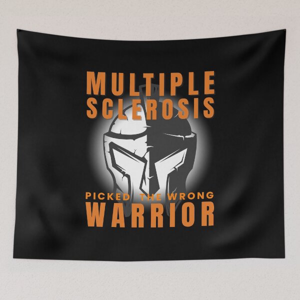 Item preview, Multiple Sclerosis Awareness - MS Picked The Wrong Warrior  designed and sold by WGBTee.