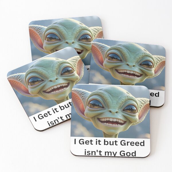 Item preview, I get it but greed isn't my god designed and sold by Tribal--Dreams.