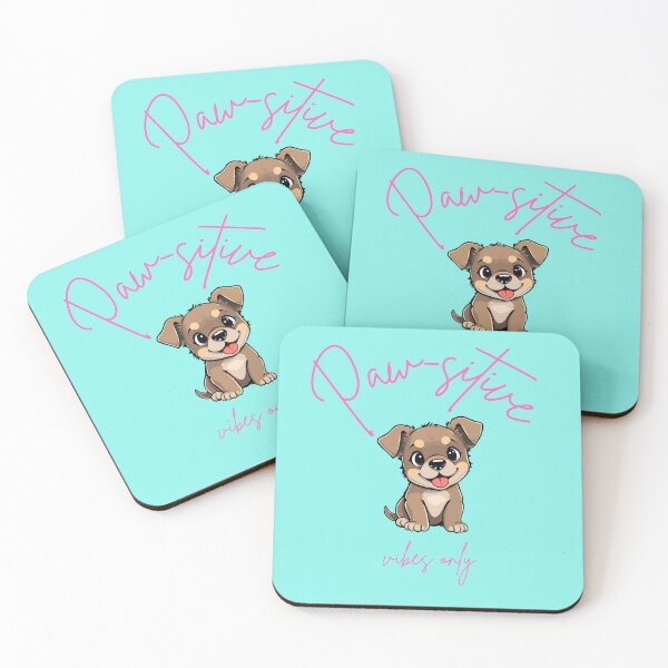 Item preview, Paw-sitive vibes only - Cute Pastel Dog Lover Design designed and sold by Khanndy's Creations.
