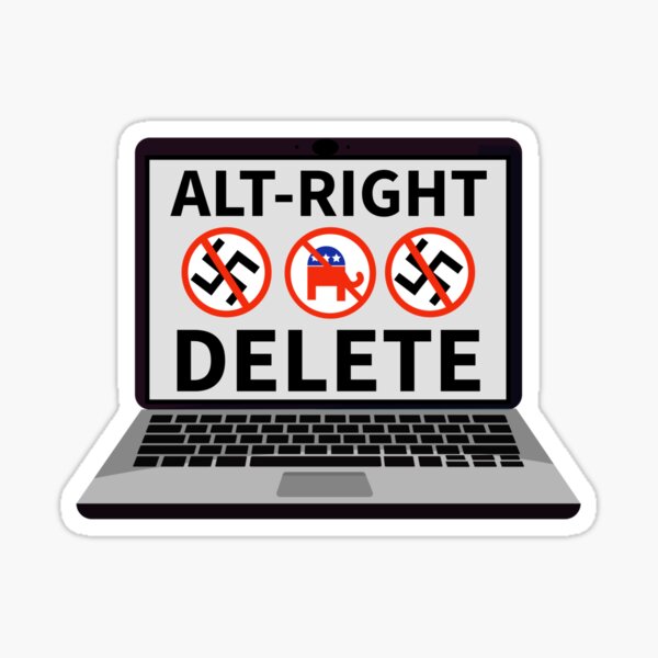Item preview, Alt-Right delete  designed and sold by Rachel the Artist .