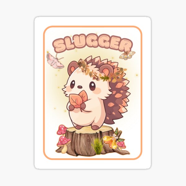 Item preview, Slugger Hedgehog designed and sold by RosesAndRainbowDrops.