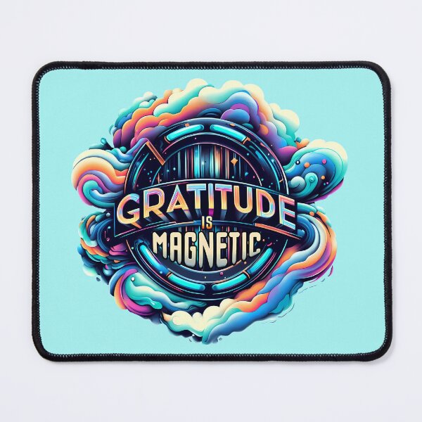 Item preview, Gratitude Is Magnetic, typography designed and sold by maxmaj.