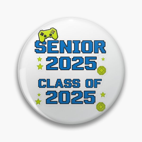 Item preview, Senior 2025 Gamer Graduation Sticker - Class of 2025 Retro Pixel Art designed and sold by StickyGuys.
