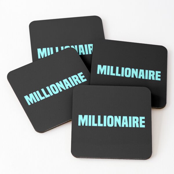 Item preview, Millionaire, Manifesting Words Cyan designed and sold by Memes N Lore .