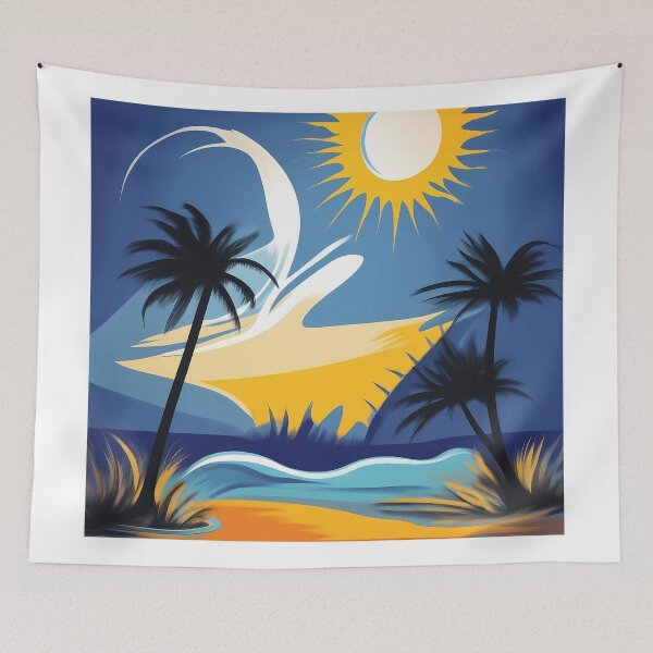 Item preview, Tropical Dreamscape designed and sold by Twittlefish.