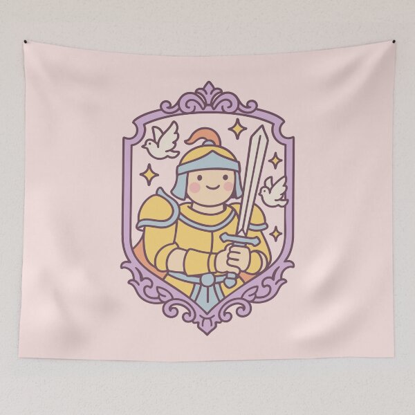 Item preview, Pastel Paladin Emblem Fantasy TTRPG designed and sold by pixeptional.