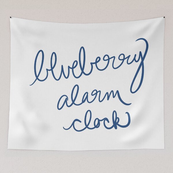 Item preview, blueberry alarm clock designed and sold by abeink.