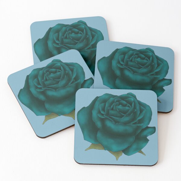 Item preview, Rose Dark Teal designed and sold by Oneiromancer’s Trove .
