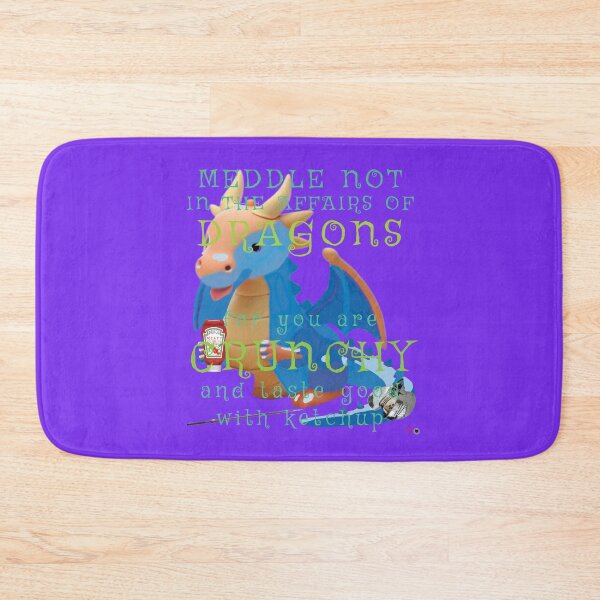 Item preview, Don't mess with Dragons you are crunchy + tasty with Ketchup designed and sold by StudioTanoshiiNeko.