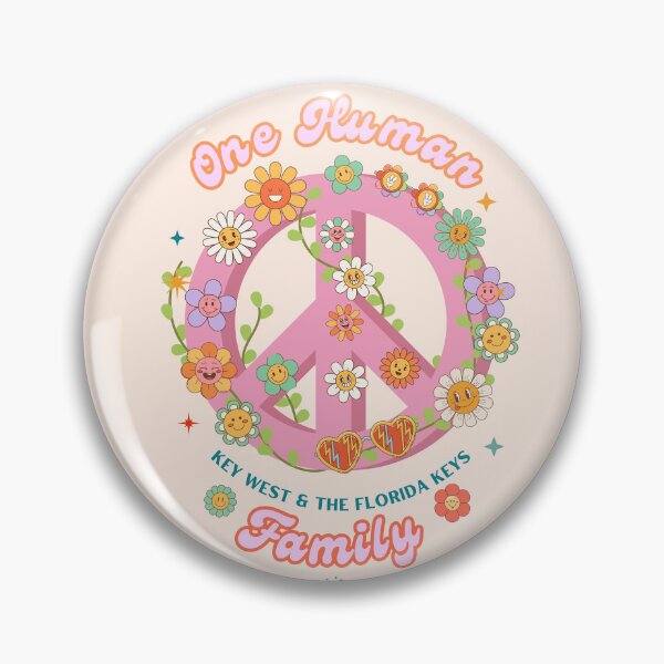 Item preview, Peace Love Joy One Human Family - Key West and the Florida Keys Motto  designed and sold by Catawampus-Cat.