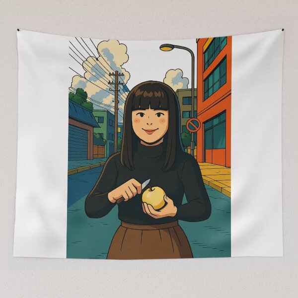 Item preview, Nanjing Red Sister or Sister Hong Uncle Hong with apple designed and sold by Places On Earth.