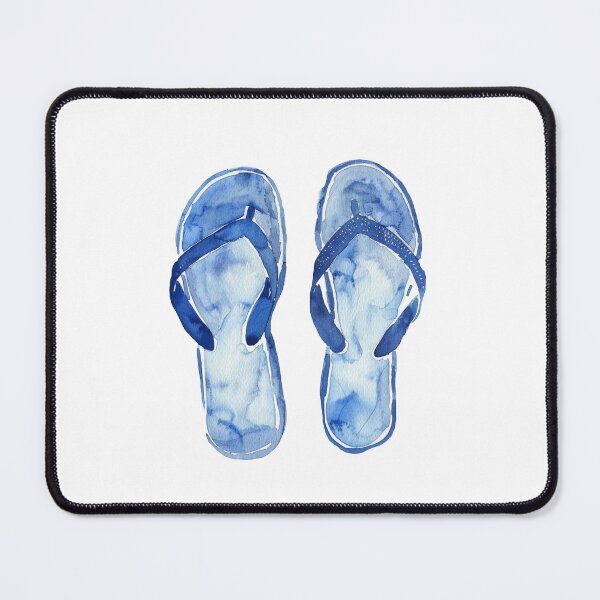 Item preview, blue sandals designed and sold by pizzarolls0607.