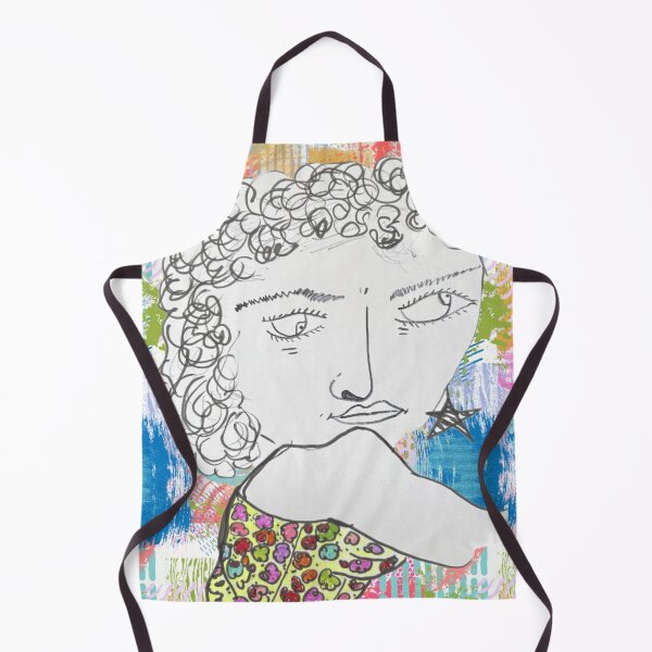 Item preview, The Floral Bustier Androgyny Face Star Illustration Joe Denny Jimmy Alloul ldandrade designed and sold by Licorice Moon.