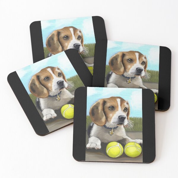 Item preview, Puppy Love by Paula C. Jensen, digital painting, 2025. designed and sold by PollywogDesigns.