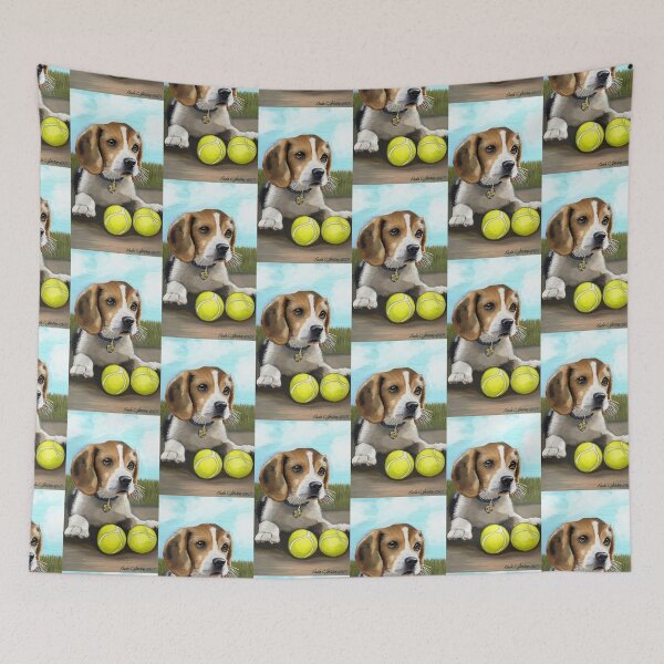 Item preview, Puppy Love by Paula C. Jensen, digital painting, 2025. designed and sold by PollywogDesigns.