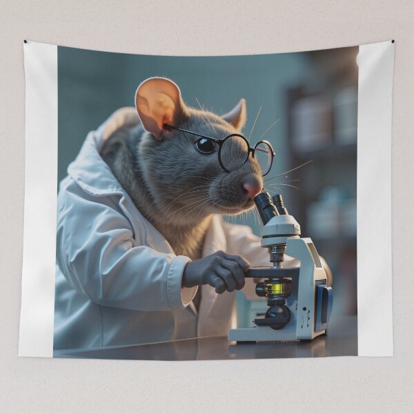 Item preview, Lab Rat in a lab coat designed and sold by Mi-RopaMx.