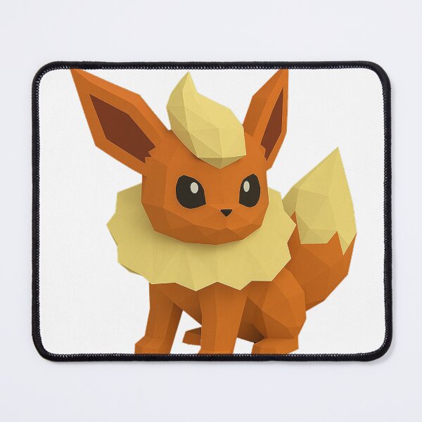 Item preview, Flareon Sticker - Low Polygon Style Art designed and sold by LowPolyHub.