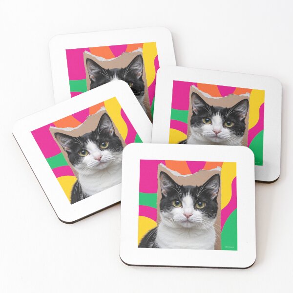 Item preview, Rainbow Collage Cat designed and sold by cheldoradoe.