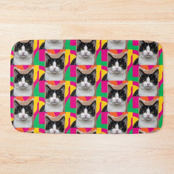 Item preview, Rainbow Collage Cat designed and sold by cheldoradoe.