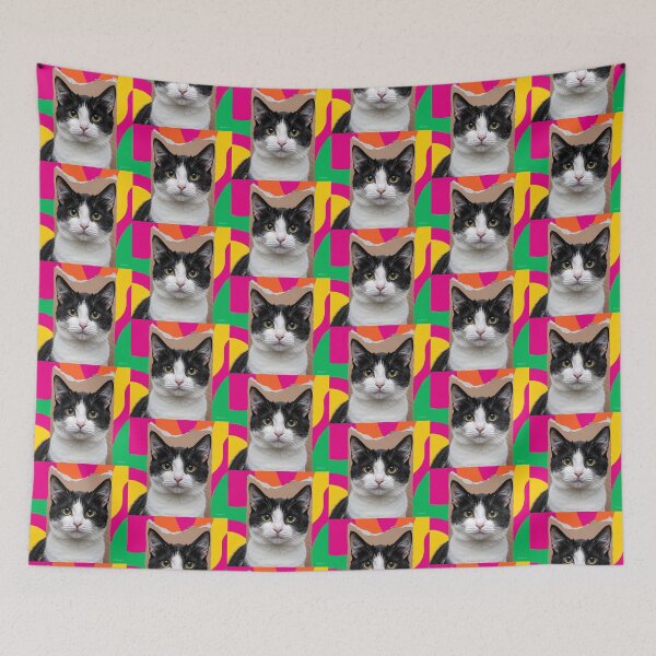 Item preview, Rainbow Collage Cat designed and sold by cheldoradoe.