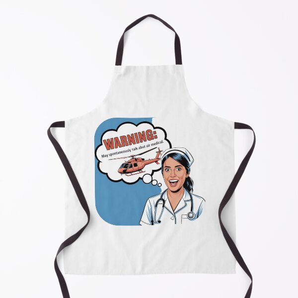Item preview, Warning: Spontaneously Talk Air Medical - Flight Nurse designed and sold by CuteDesignables.