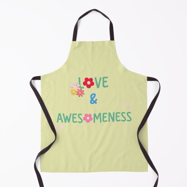 Item preview, Love and awesomeness – Cute Floral Positive Vibes Design designed and sold by Navitaloves.