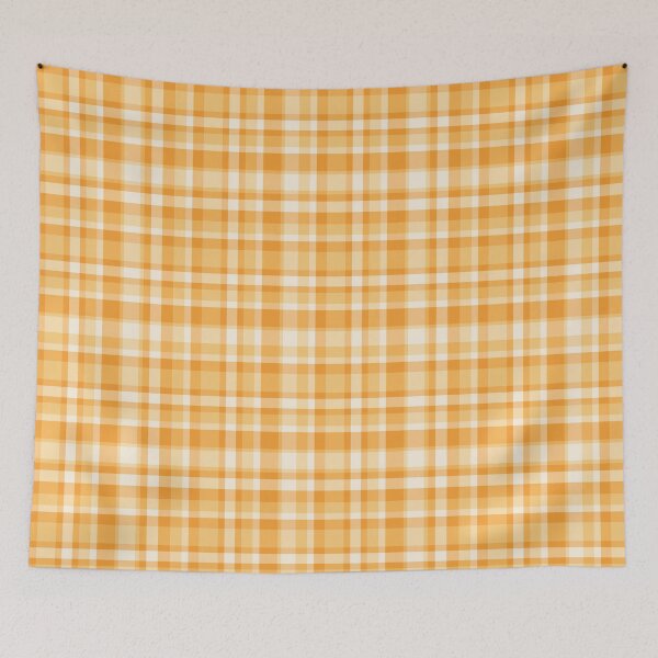 Item preview, Orange Gingham Pattern designed and sold by lea-lani.
