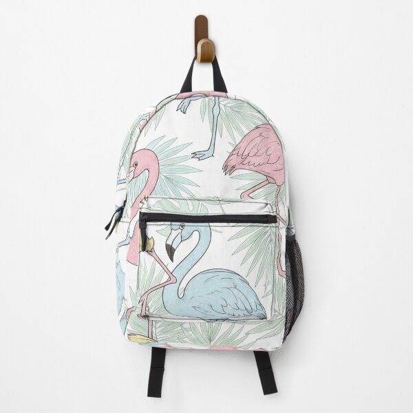 Item preview, Tropical Flamingos and Palm Leaves designed and sold by EsenciaZen.