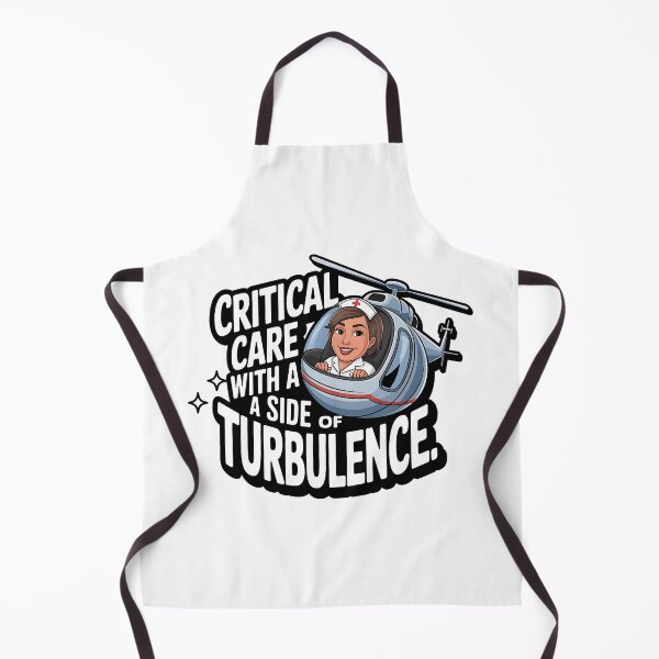 Item preview, Critical Care, Side of Turbulence - Flight Nurse designed and sold by CuteDesignables.