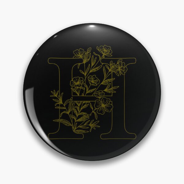 Item preview, Black & Gold Letter H  designed and sold by cheldoradoe.