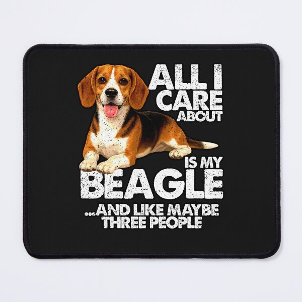 Item preview, ALL I CARE ABOUT IS MY BEAGLE | Pets and Dogs lovers for Men and Women t-shirt designed and sold by panchiTWO.