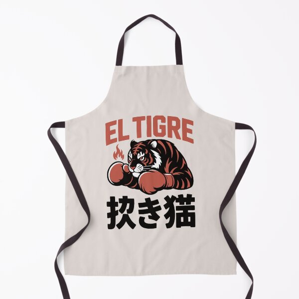Item preview, El Tigre Black Tiger Manga Boxing Streetwear Graphic Urban Maneki Neko designed and sold by w1ckerman.