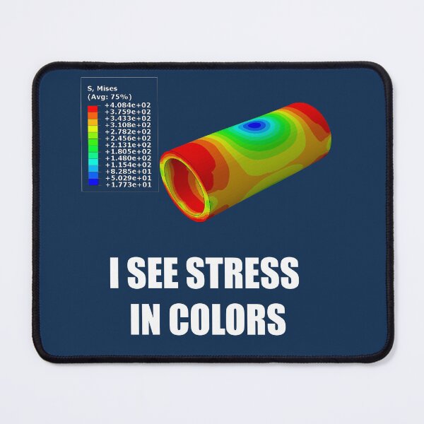 Item preview, Funny Engineering Shirt – “I See Stress in Contour” | FEA Simulation Meme designed and sold by feamaster.