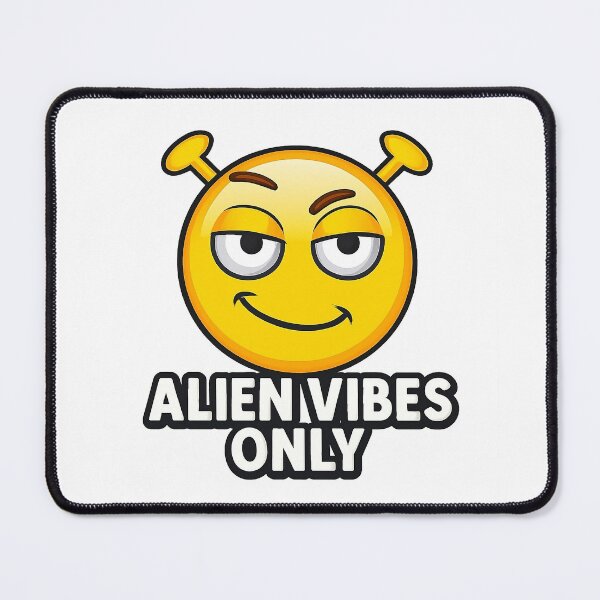 Item preview, Alien Vibes Only Emoji Art designed and sold by Gorakh-Collection.