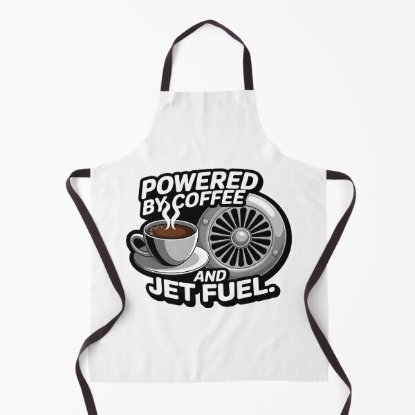 Item preview, Powered by Coffee & Jet Fuel - Flight Nurse designed and sold by CuteDesignables.