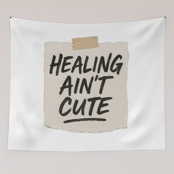 Item preview, Healing Ain’t Cute  designed and sold by ModernMettaCo.