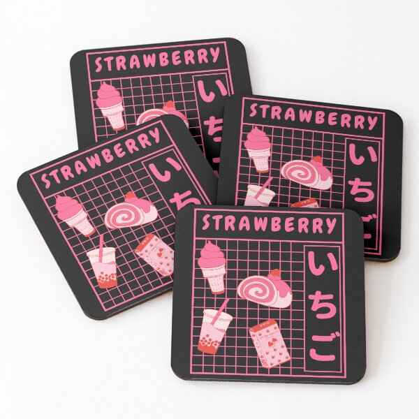 Item preview, Aesthetic Japanese Strawberry - Streetstyle designed and sold by Niiyoon's Designs.