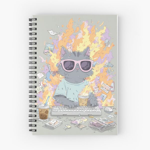 Item preview, Deadline? Never Heard of Her – Cool Cat in Chaos designed and sold by Tenalxp.