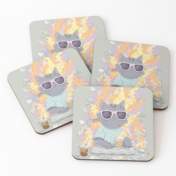 Item preview, Deadline? Never Heard of Her – Cool Cat in Chaos designed and sold by Tenalxp.