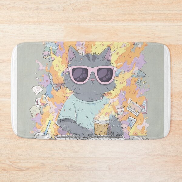 Item preview, Deadline? Never Heard of Her – Cool Cat in Chaos designed and sold by Tenalxp.